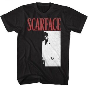 Scarface Tony Montana Movie Poster Gangster Graphic T-Shirt